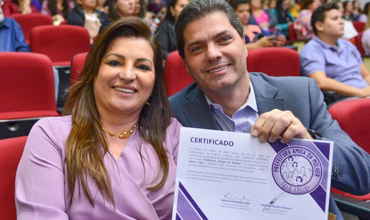 Prefeitura de Maracaju recebe “Selo Prefeitura Amiga da Mulher” com a criação do “Projeto Bairro Feliz”