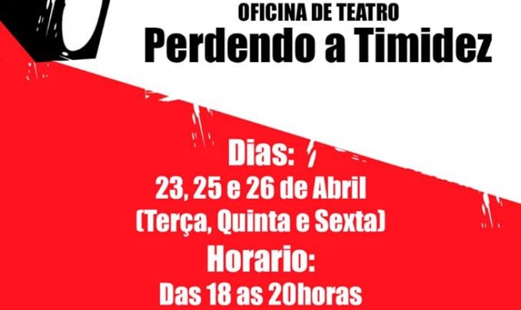 Fundação de Cultura de Maracaju traz Oficina de Teatro Perdendo a Timidez. Saiba mais