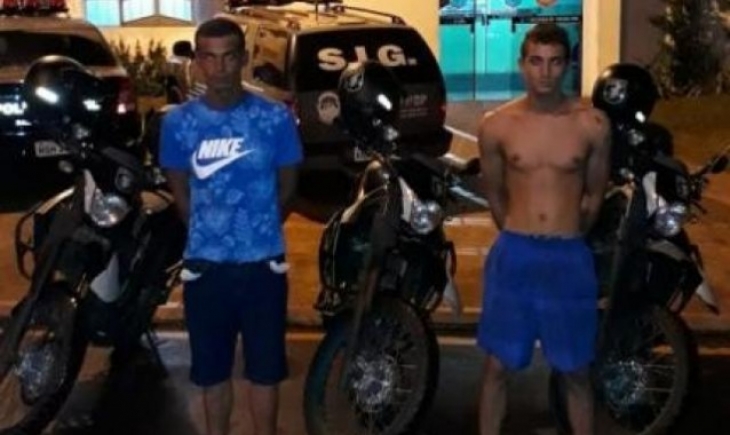 Nova Andradina: Dupla foge de abordagem, cai de moto e é presa pelo Batalhão de Choque