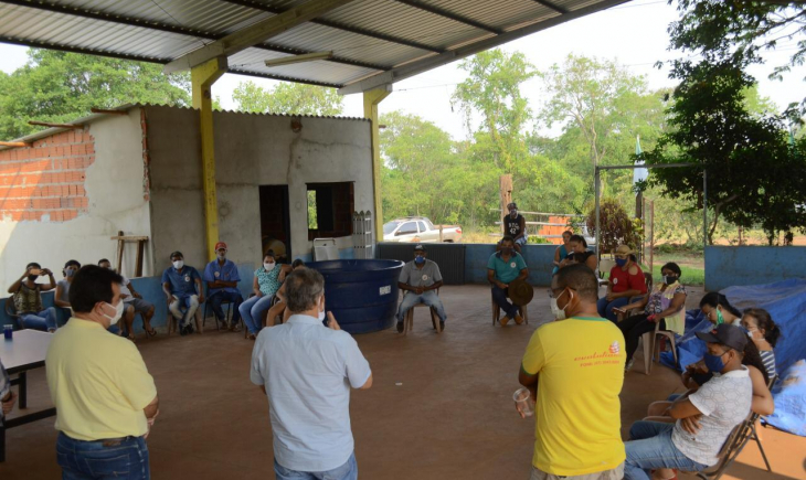 Comunidade quilombola de Maracaju conhece as propostas para agricultura familiar de Lenilso Carvalho
