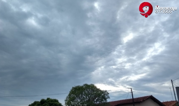 Previsão é de tempo nublado com possibilidades de chuvas em Maracaju. Leia.