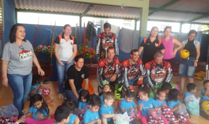 Maracaju: Crianças do CIEI Maria Dalphina realizam passeio ciclístico