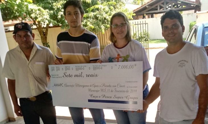 Maracaju: Amigos ‘Caça e Pesca – Super Grupo’ se reúnem e realizam doação para AMAPC e Lar do Idoso. Leia.