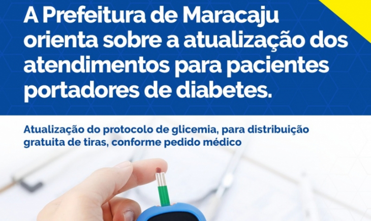 Secretaria Municipal de Saúde orienta sobre a atualização do protocolo de atendimento para pacientes com diabetes