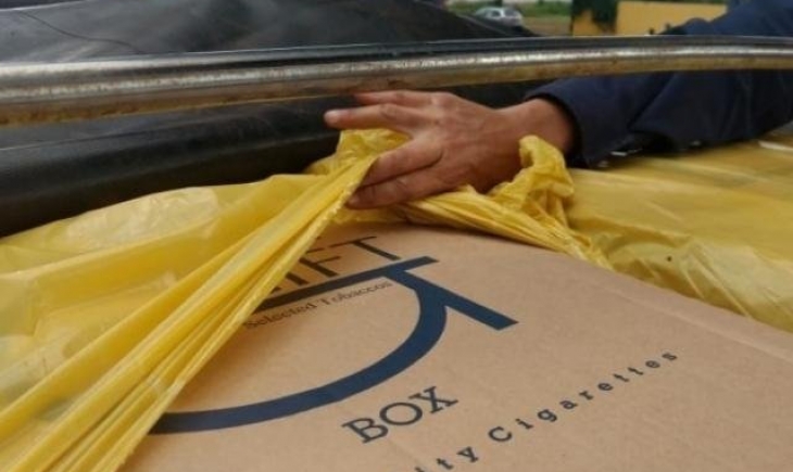 Camapuã: PRF apreende caminhão com 240 mil maços de cigarros na BR-060