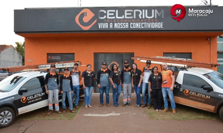Celerium Telecomunicações lança internet de fibra óptica com taxa de instalação a R$ 100,00. Saiba mais.