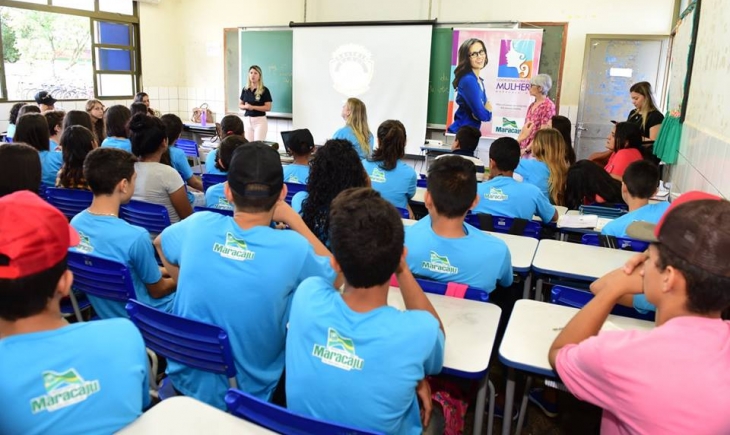 Maracaju: Março Lilás começa com palestra nas escolas
