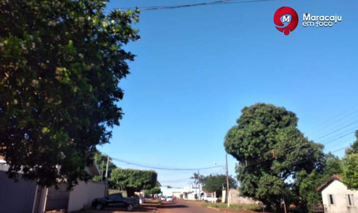 Previsão é de temperatura máxima de 27 graus nesta terça-feira em Maracaju.