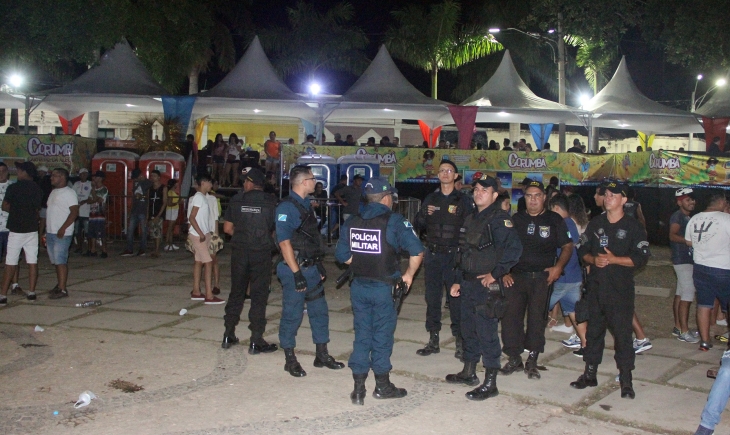 Força integrada garante total segurança no carnaval de Corumbá