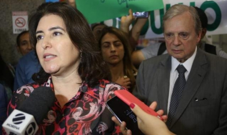 Simone Tebet cita parceria com PSDB e descarta saída do MDB