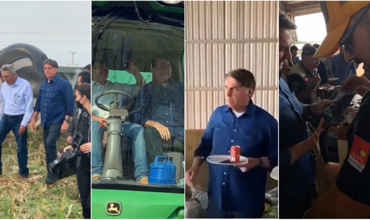 Em visita a fazenda em Maracaju, Presidente Bolsonaro enaltece a força do agronegócio para o país.