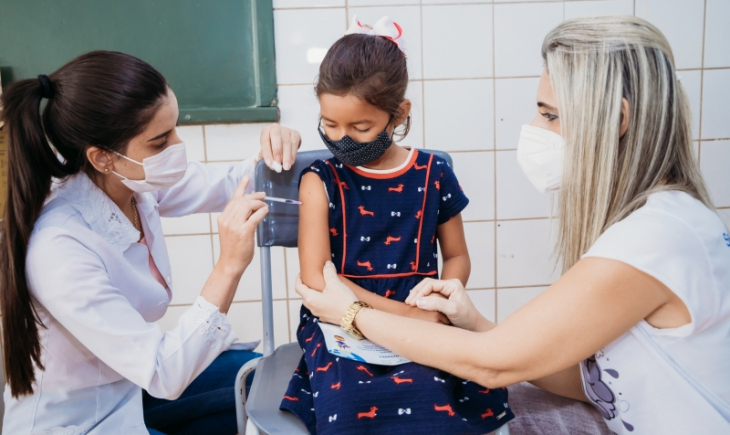 Prefeitura de Maracaju divulga o Cronograma semanal de Vacinação Infantil para crianças de 5 a 11 anos contra a Covid-19