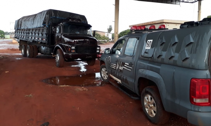 Iguatemi: Caminhão com 27 mil pacotes de cigarros foi apreendido pelo DOF Durante a Operação Hórus