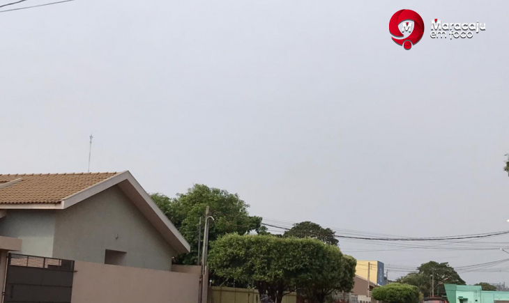 Previsão é de sexta-feira com tempo instável e possibilidade de chuva em Maracaju.