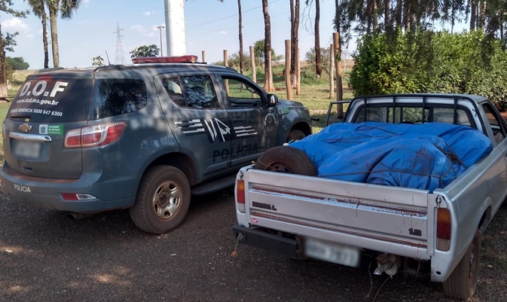 Operação Hórus: DOF apreende veículo carregado com 52 pneus no município de Maracaju