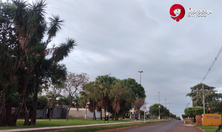 Nova frente fria trará chuva e queda de temperatura a partir desta segunda-feira em Maracaju e boa parte da região sul do estado.