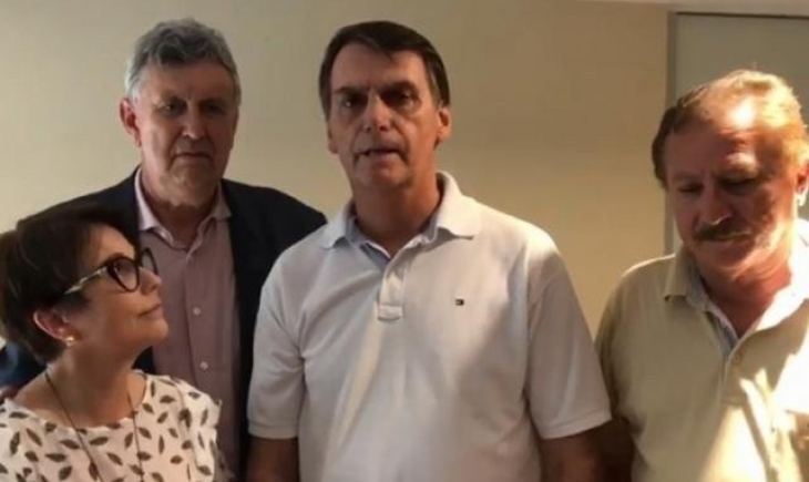 Justiça barra pedido de Odilon para tirar Bolsonaro da propaganda de Azambuja