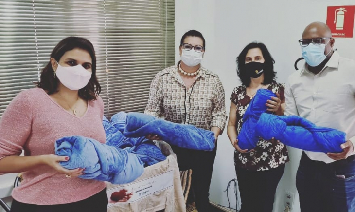 Campanha do Agasalho da Prefeitura de Maracaju contempla Hospital de Maracaju com 50 cobertores.