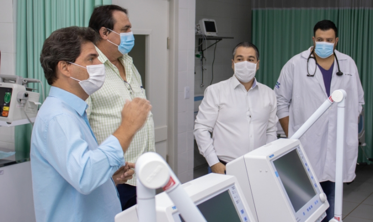 Prefeitura entrega mais quatro respiradores para o Hospital Soriano Corrêa da Silva