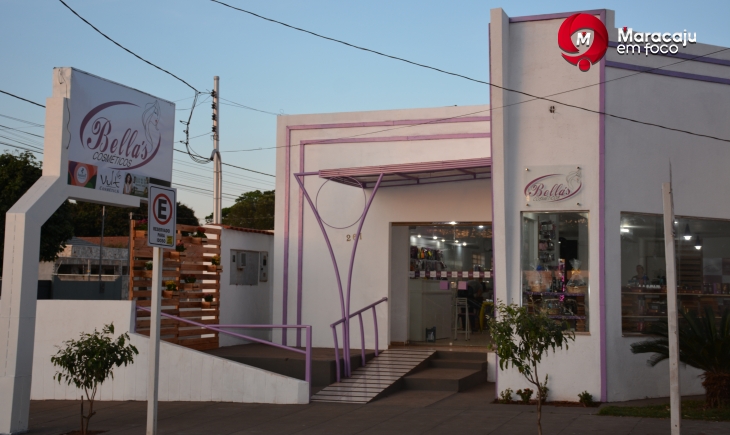 Inaugura neste sábado 10-08 em Maracaju, Bella’s Cosméticos trazendo uma nova referência em produtos de beleza na cidade.
