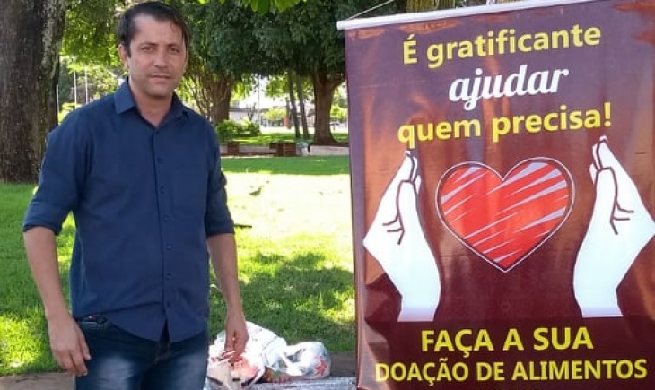 Maracaju: Campanha de Arrecadação de Alimentos Não Perecíveis está sendo realizada neste sábado na Praça Central.