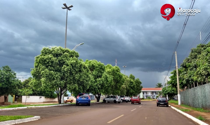 Prefeitura de Maracaju alerta para chuvas intensas e ventos de até (40-60 Km/h)