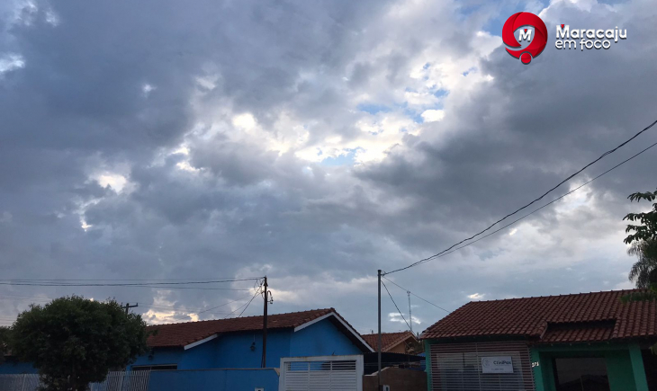Previsão é de chuva para esta quarta-feira em Maracaju.