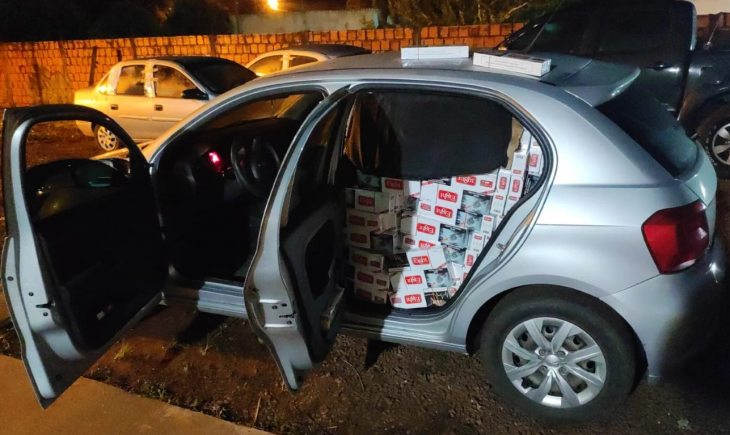 Polícia Militar Rodoviária apreende uma carga de contrabando na MS 164 em Maracaju