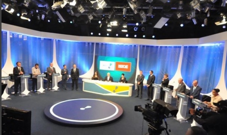 Oito presidenciáveis discutem propostas de governo no segundo debate da campanha eleitoral de 2018