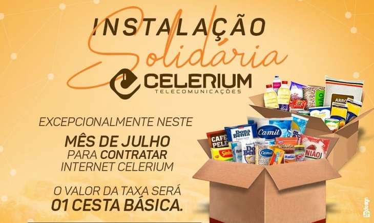 Celerium Telecomunicações realiza Promoção Solidária em prol ao Lar do Idoso. Saiba mais.