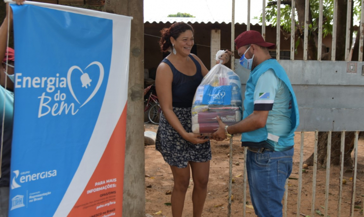 Energisa e UNESCO finalizam primeira etapa de entrega de alimentos à famílias vulneráveis