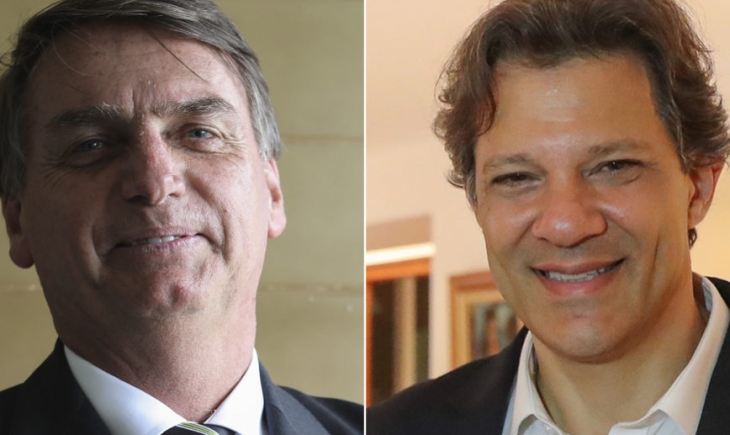 Bolsonaro tem 58% dos votos válidos e Haddad 42%, segundo Datafolha