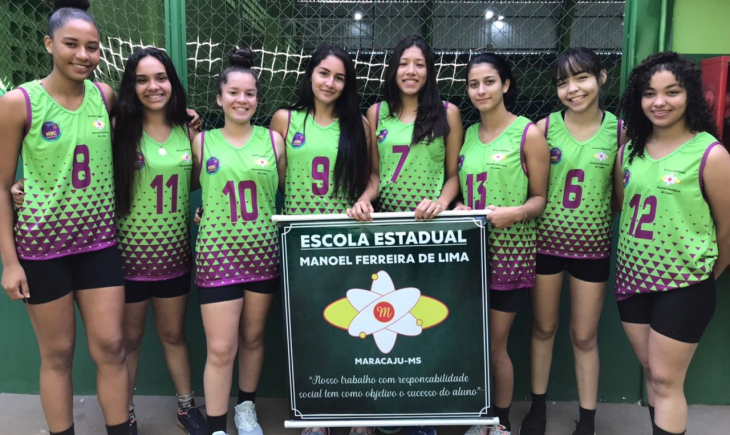 Basquetebol de Maracaju vai aos Jogos Escolares para atletas até 17 anos.