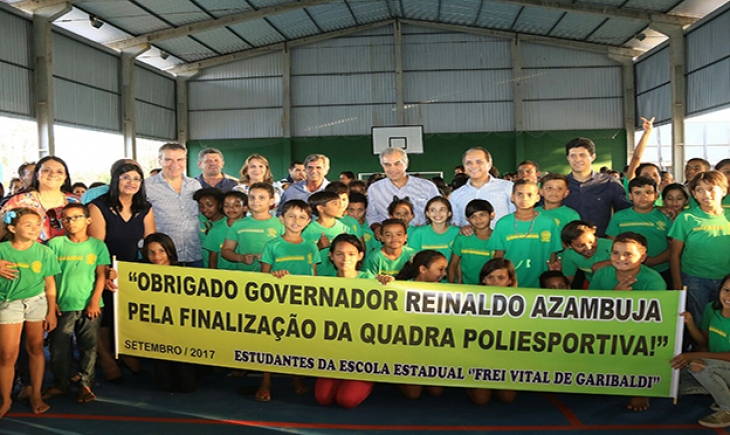 Governador Reinaldo Azambuja entrega obras e anuncia novos investimentos em Aparecida do Taboado
