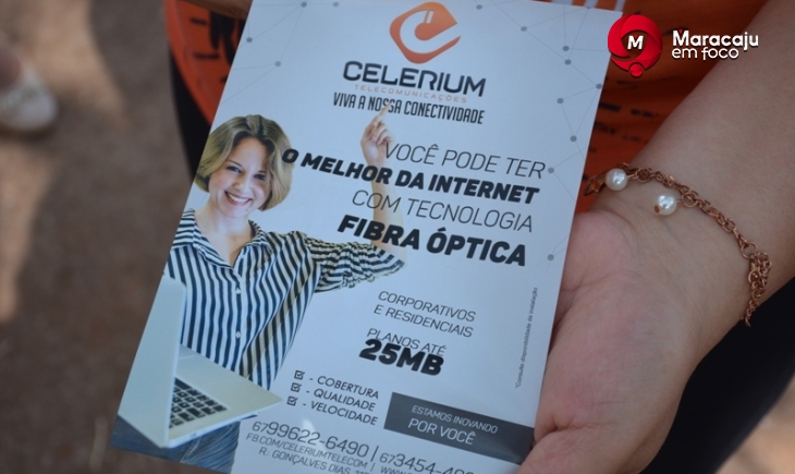 Celerium Telecomunicações realiza “Panfletagem Premiada” que concederá desconto de 50% na instalação da internet de fibra óptica. Saiba mais.