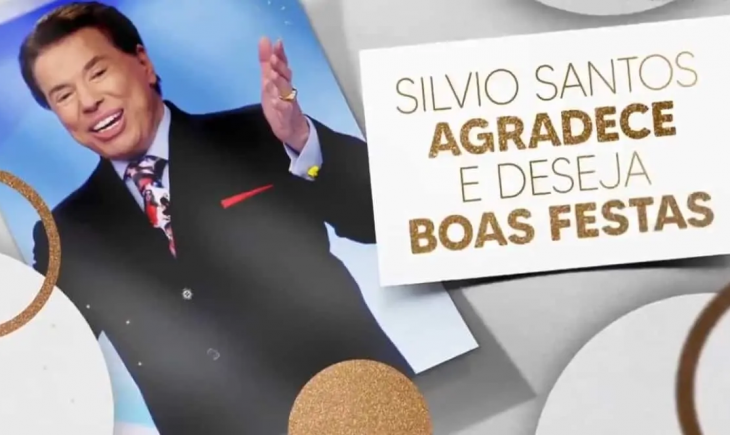 Silvio Santos agradece concorrentes com mensagem de Natal nos intervalos do SBT