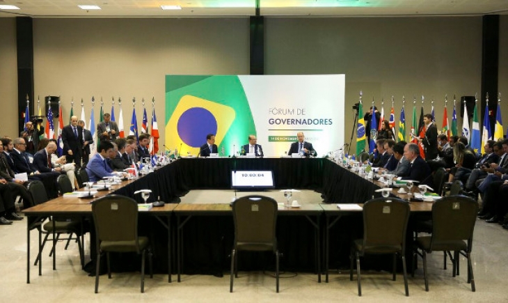 Em encontro de governadores com Bolsonaro, Reinaldo Azambuja defende fronteira e reajuste da tabela SUS