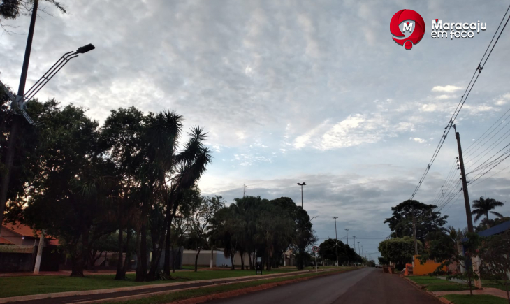 Previsão é de sol e aumento de nuvens à tarde com possibilidade de chuva em Maracaju neste domingo.