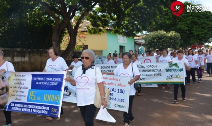 Maracaju: Terceira Idade faz passeata pedindo mais conscientização contra a violência. Saiba mais.