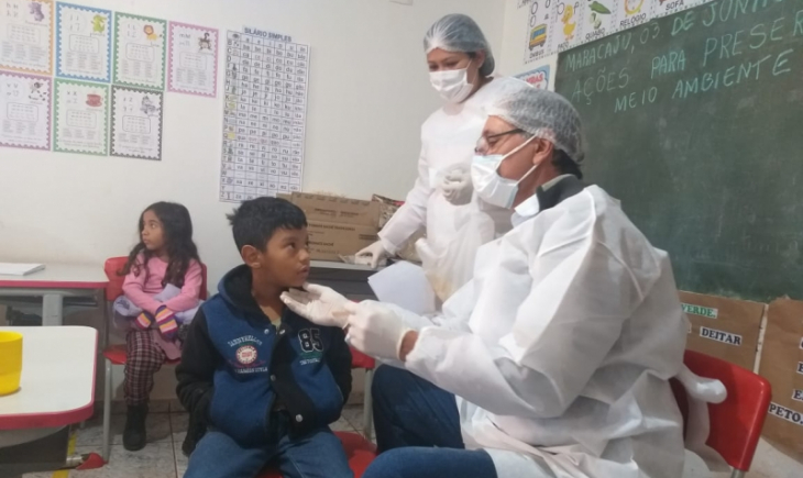 Prefeitura de Maracaju leva Programa Saúde na Escola para alunos da Zona Rural