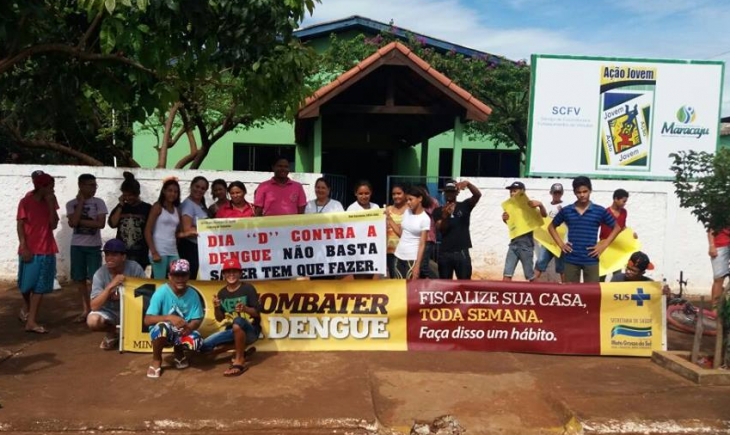 Vereador Dadá, Projeto Ação Jovem e Agentes de Endemias combatem ao mosquito da dengue.