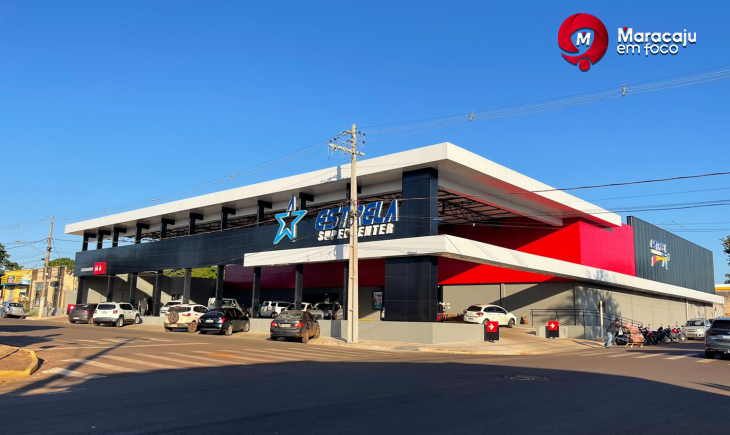 Em grande evento, Supermercados Estrela entrega novo estacionamento e fachada moderna para a comunidade maracajuense. 