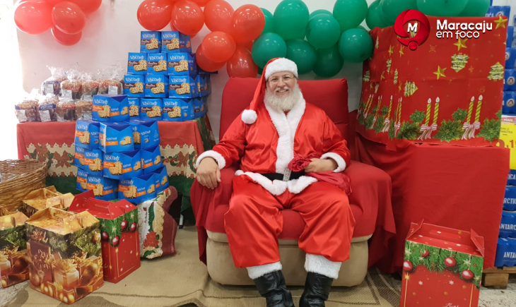 Em dezembro, Supermercados Estrela contará com a presença do Papai Noel em ações especiais em suas três lojas.