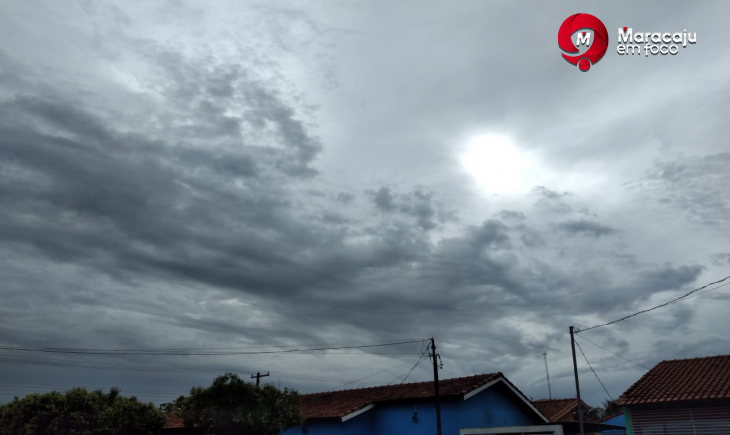 Com temperatura mais amena, quarta-feira tem previsão de chuva em Maracaju.