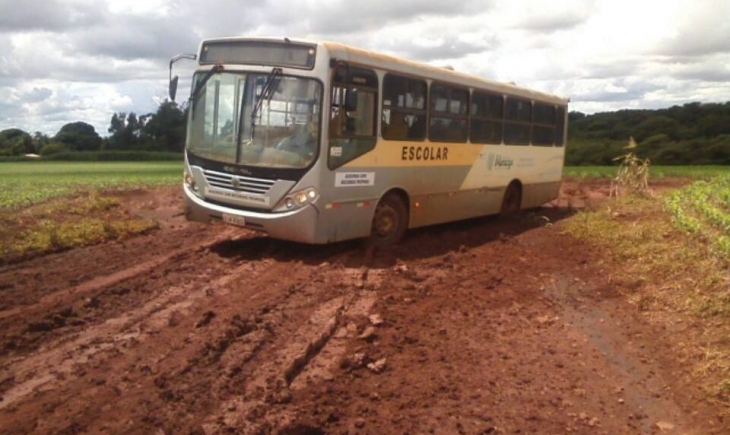 Chuvas trazem transtornos para o Transporte Escolar Rural em Maracaju. Saiba mais