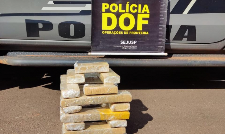 Maracaju: DOF prende homem que levava droga para ser revendida em Campo Grande 