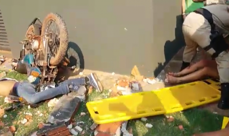 Maracaju: Motociclista morre após bater em muro de residência