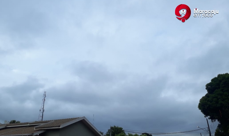 Previsão é de tempo nublado e sensível queda nas temperaturas em Maracaju nesta sexta-feira 03-04. Saiba mais.
