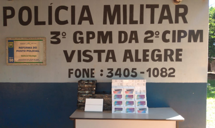 Polícia Militar de Vista Alegre apreende descaminho. Saiba mais.