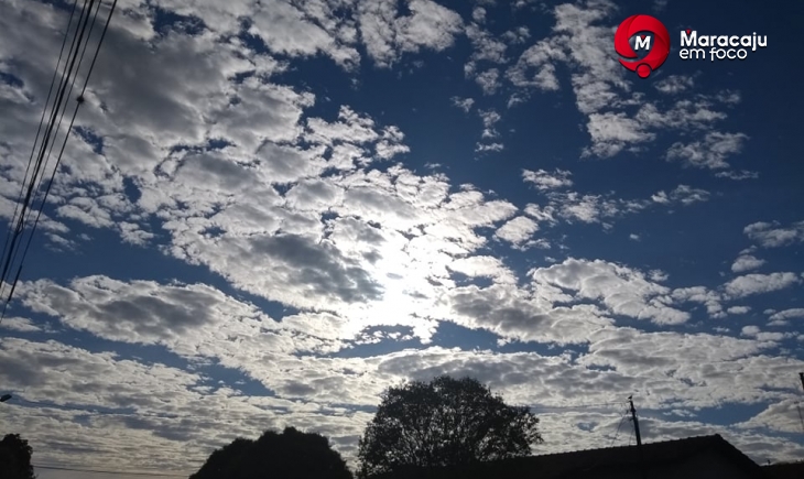 Previsão é de sol com aumento de nuvens no decorrer do dia em Maracaju. Leia.